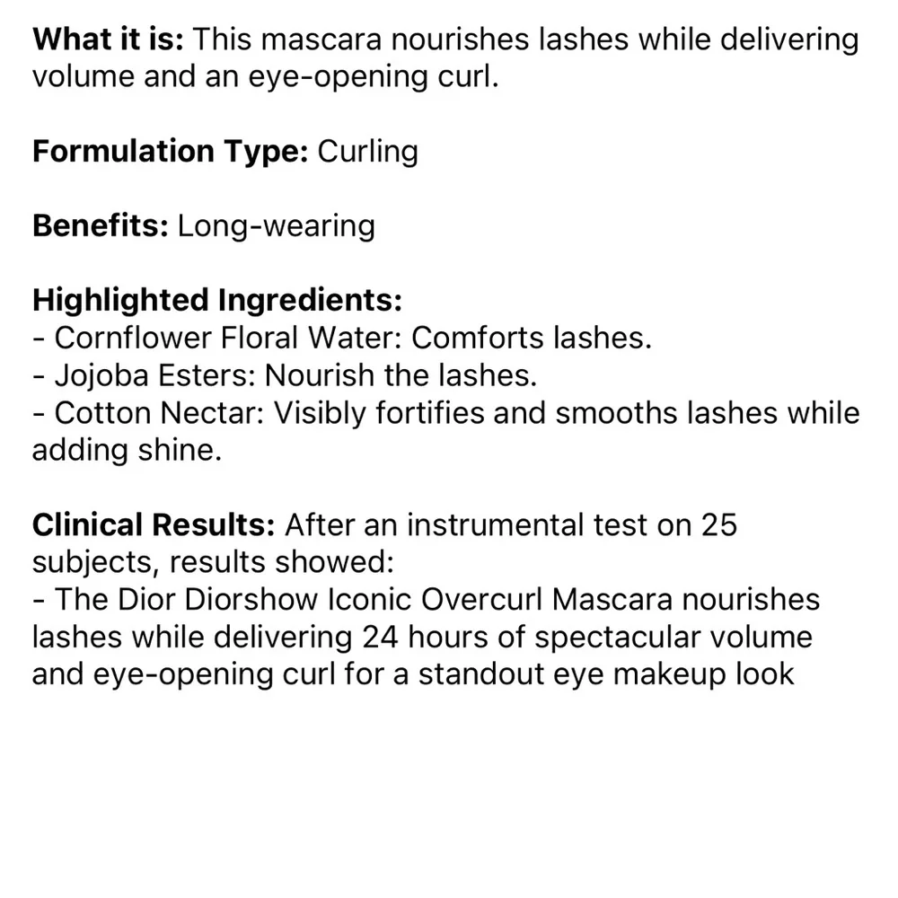 ✨ Diorshow Iconic Overcurl Mascara 090 Black - A black - Picture 5 of 5